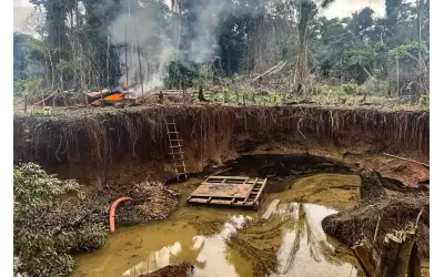 Garimpo ilegal não conhece fronteiras: como Brasil e França podem cooperar para proteger a Amazônia