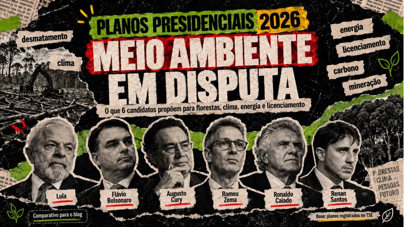 Meio ambiente nas eleições de 2026: o que dizem os planos de seis candidatos à Presidência